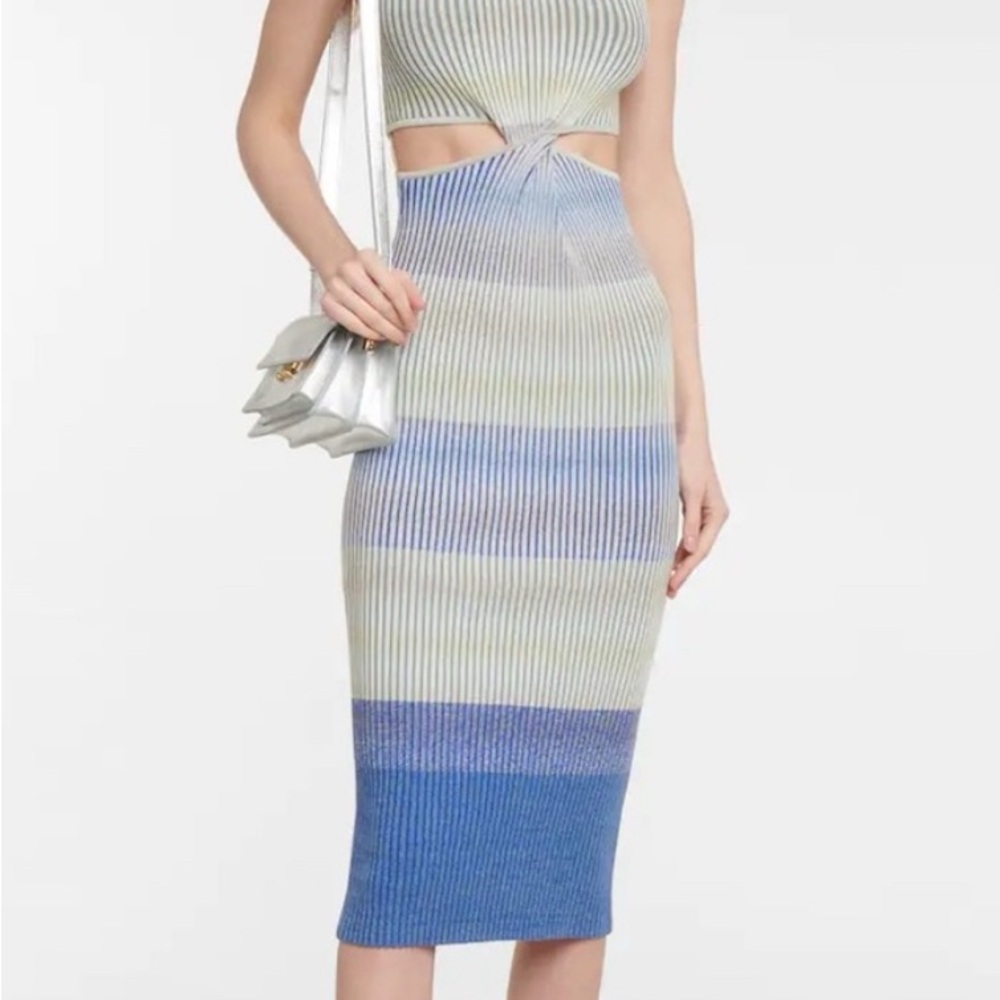 Jonathan Simkhai Colleen Waist Cut Out Midi Dress